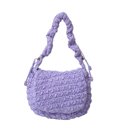 Ruched Nylon Bag